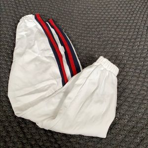 white brandy melville sweatpants